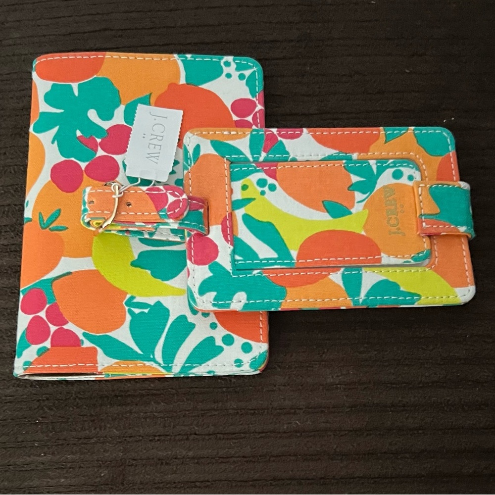 J. Crew Passport & Luggage Tag Gift Set